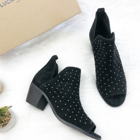 Lucky Brand Shoes - Lucky Brand Barlenna Studded Bootie Sz 8.5 NEW